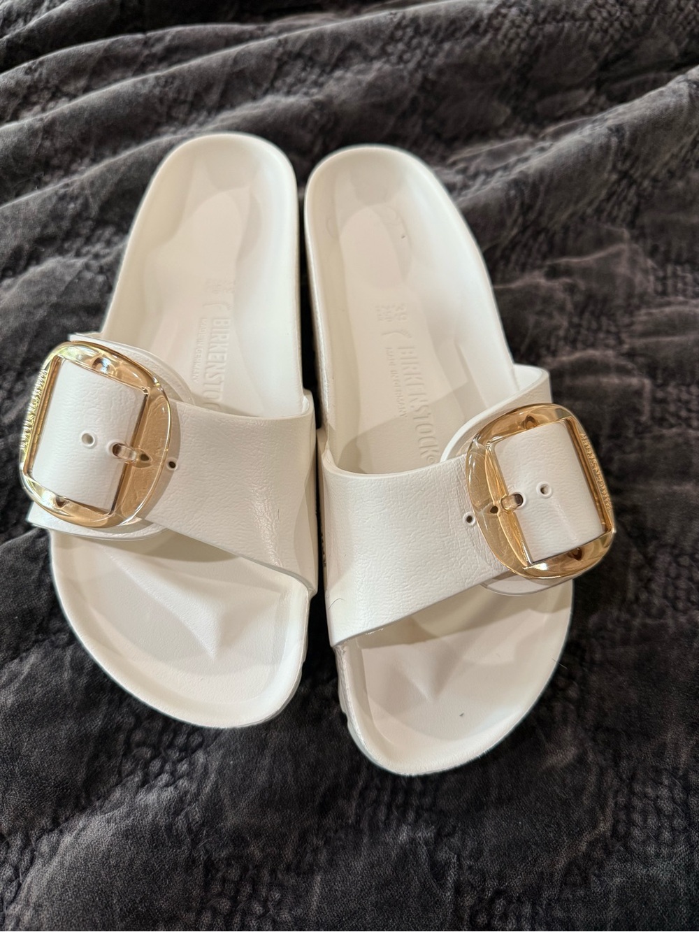 Birkenstock Madrid Big Buckle EVA Sandal - White - Picture 3 of 3